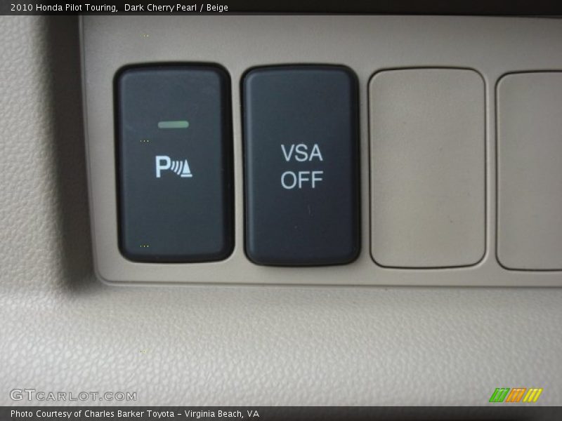 Dark Cherry Pearl / Beige 2010 Honda Pilot Touring