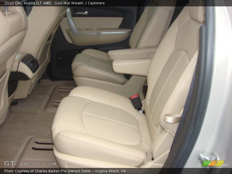 Gold Mist Metallic / Cashmere 2010 GMC Acadia SLT AWD