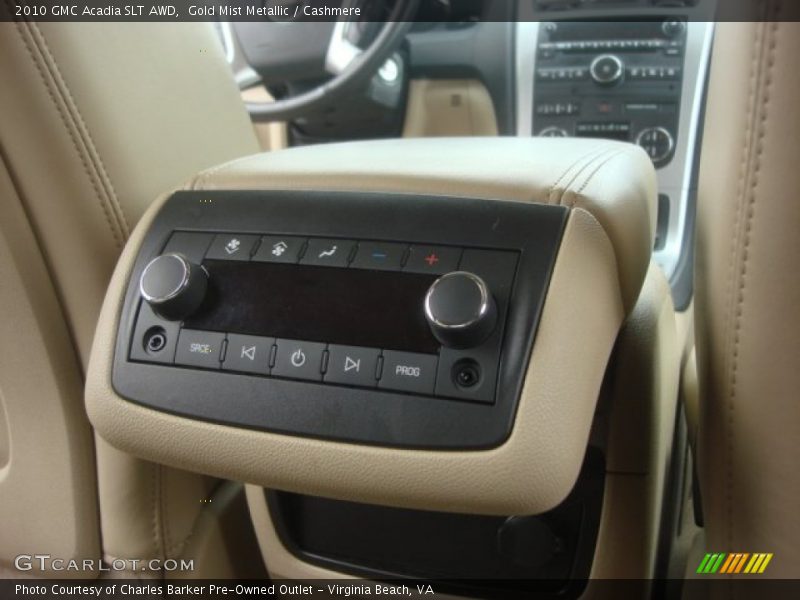 Gold Mist Metallic / Cashmere 2010 GMC Acadia SLT AWD