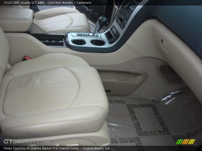 Gold Mist Metallic / Cashmere 2010 GMC Acadia SLT AWD