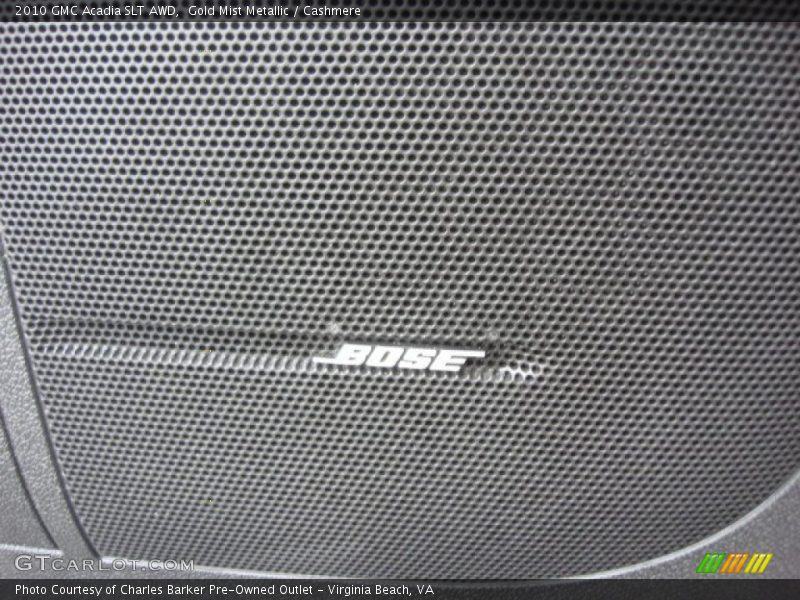 Gold Mist Metallic / Cashmere 2010 GMC Acadia SLT AWD