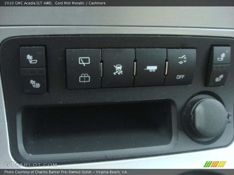 Gold Mist Metallic / Cashmere 2010 GMC Acadia SLT AWD