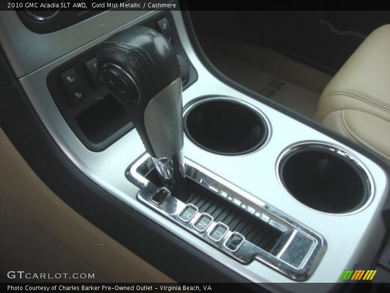 Gold Mist Metallic / Cashmere 2010 GMC Acadia SLT AWD