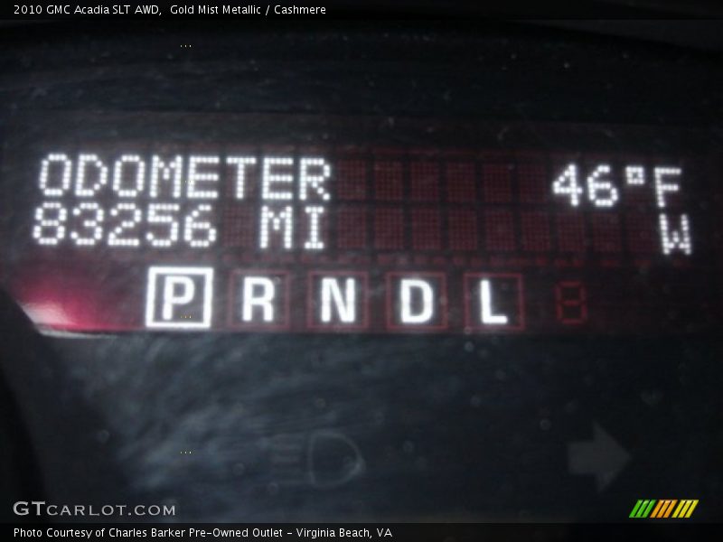 Gold Mist Metallic / Cashmere 2010 GMC Acadia SLT AWD