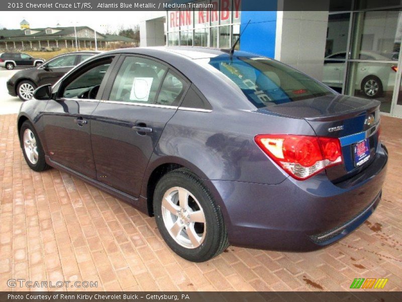 Atlantis Blue Metallic / Medium Titanium 2013 Chevrolet Cruze LT/RS