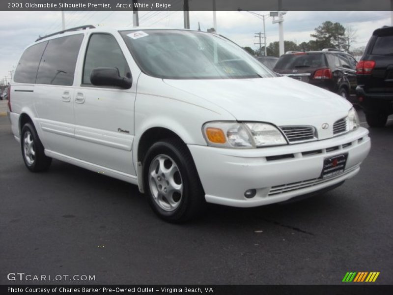 Arctic White / Beige 2001 Oldsmobile Silhouette Premier