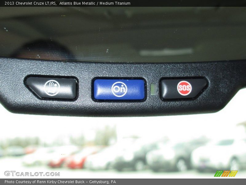 Atlantis Blue Metallic / Medium Titanium 2013 Chevrolet Cruze LT/RS
