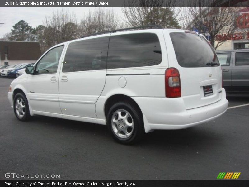 Arctic White / Beige 2001 Oldsmobile Silhouette Premier