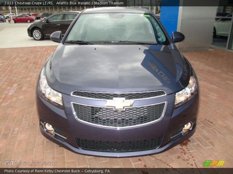 Atlantis Blue Metallic / Medium Titanium 2013 Chevrolet Cruze LT/RS