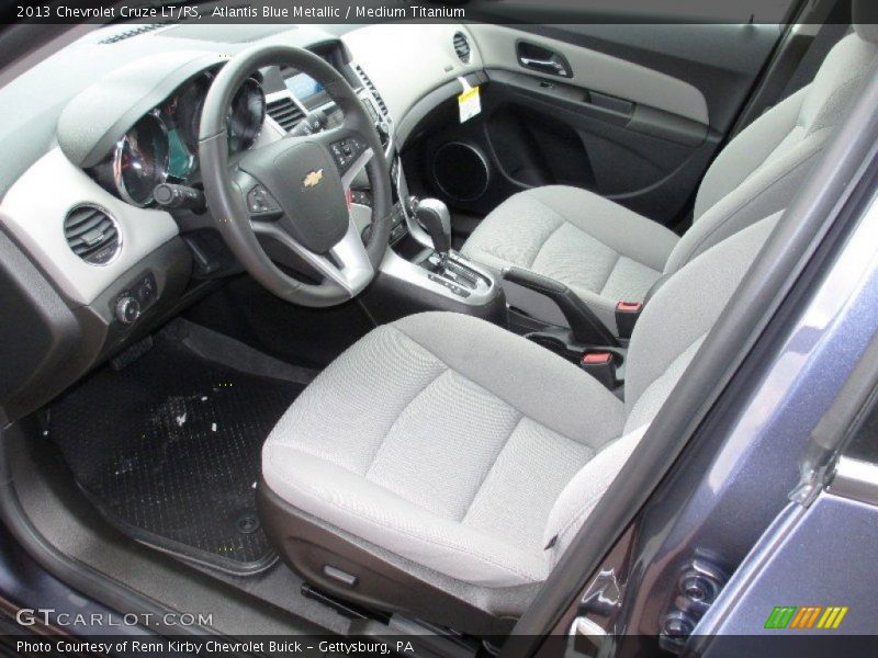 Atlantis Blue Metallic / Medium Titanium 2013 Chevrolet Cruze LT/RS