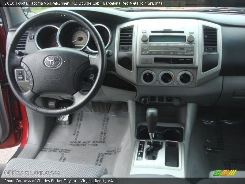 Barcelona Red Metallic / Graphite 2010 Toyota Tacoma V6 PreRunner TRD Double Cab