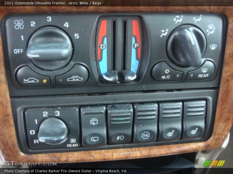 Controls of 2001 Silhouette Premier