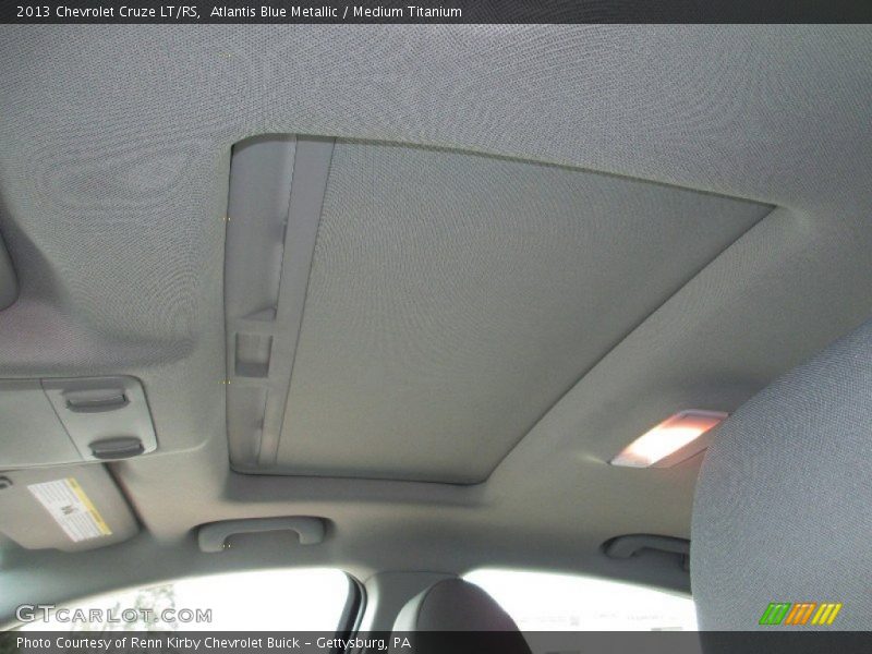 Atlantis Blue Metallic / Medium Titanium 2013 Chevrolet Cruze LT/RS
