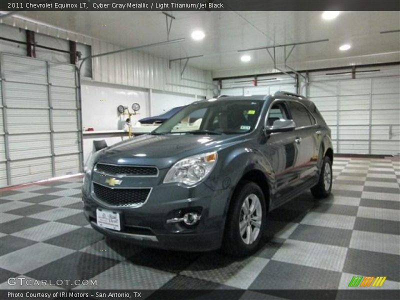 Cyber Gray Metallic / Light Titanium/Jet Black 2011 Chevrolet Equinox LT