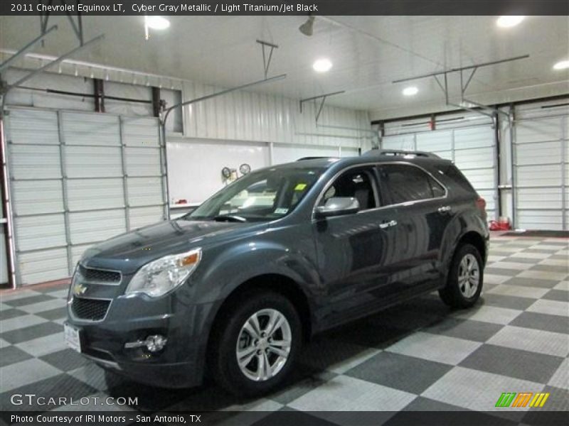 Cyber Gray Metallic / Light Titanium/Jet Black 2011 Chevrolet Equinox LT