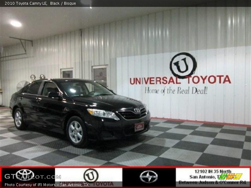 Black / Bisque 2010 Toyota Camry LE
