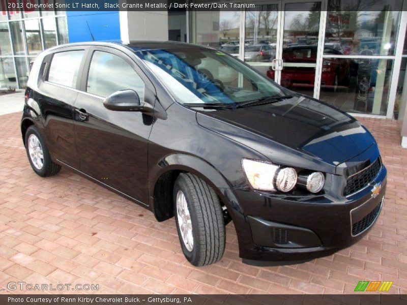 Black Granite Metallic / Dark Pewter/Dark Titanium 2013 Chevrolet Sonic LT Hatch