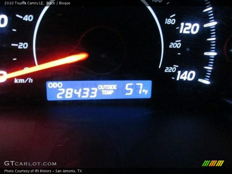 Black / Bisque 2010 Toyota Camry LE