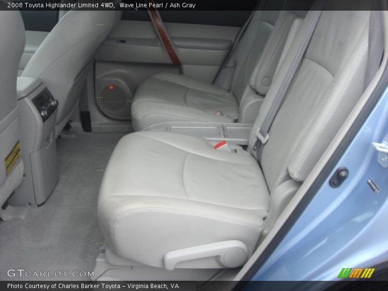 Rear Seat of 2008 Highlander Limited 4WD