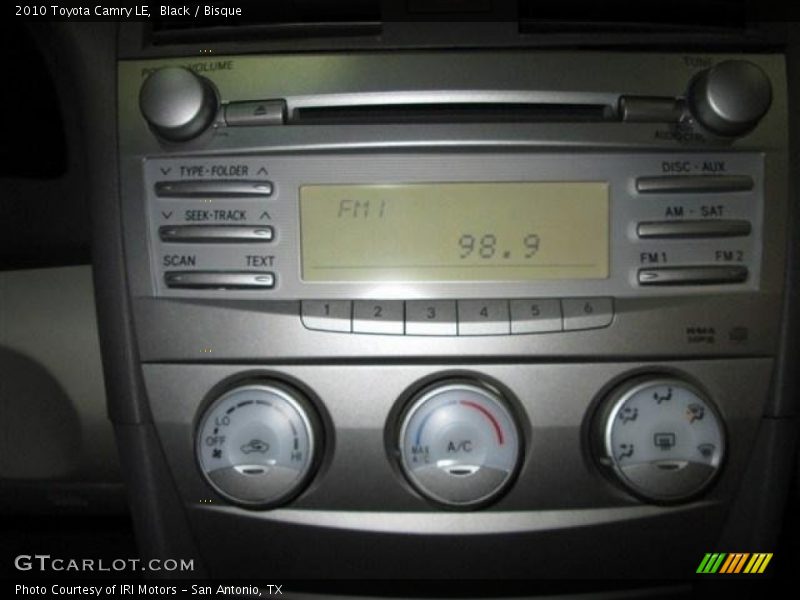 Black / Bisque 2010 Toyota Camry LE