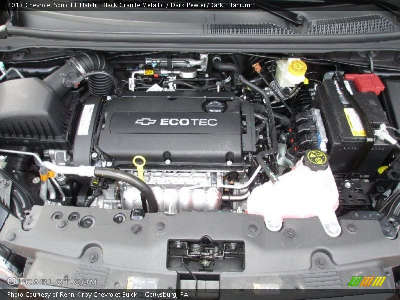  2013 Sonic LT Hatch Engine - 1.8 Liter DOHC 16-Valve ECOTEC 4 Cylinder