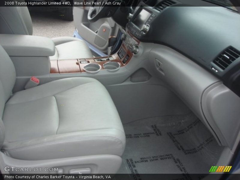 Wave Line Pearl / Ash Gray 2008 Toyota Highlander Limited 4WD