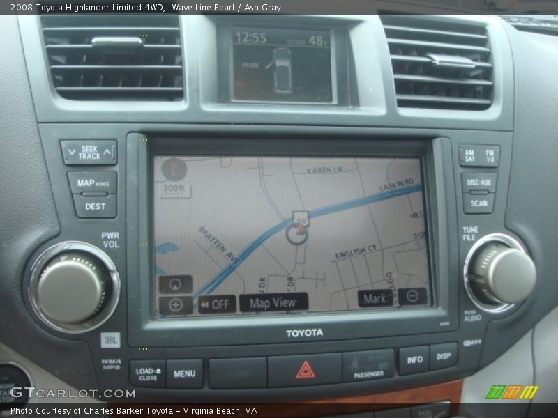 Navigation of 2008 Highlander Limited 4WD