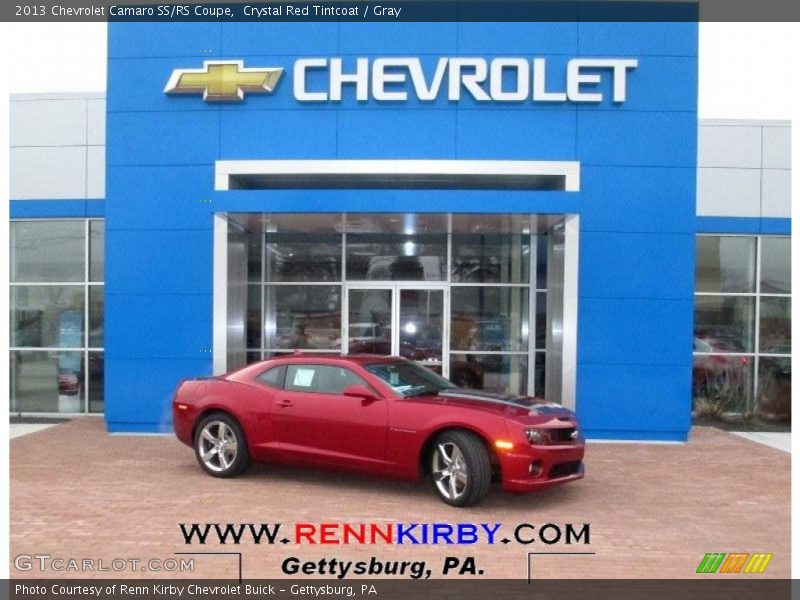 Crystal Red Tintcoat / Gray 2013 Chevrolet Camaro SS/RS Coupe