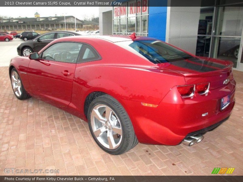 Crystal Red Tintcoat / Gray 2013 Chevrolet Camaro SS/RS Coupe