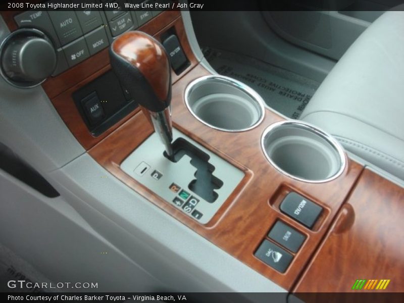  2008 Highlander Limited 4WD 5 Speed Automatic Shifter