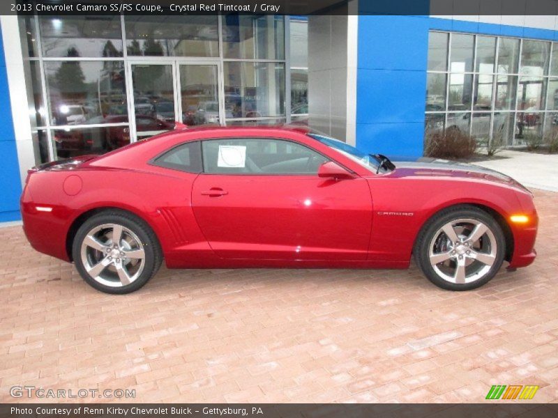 Crystal Red Tintcoat / Gray 2013 Chevrolet Camaro SS/RS Coupe