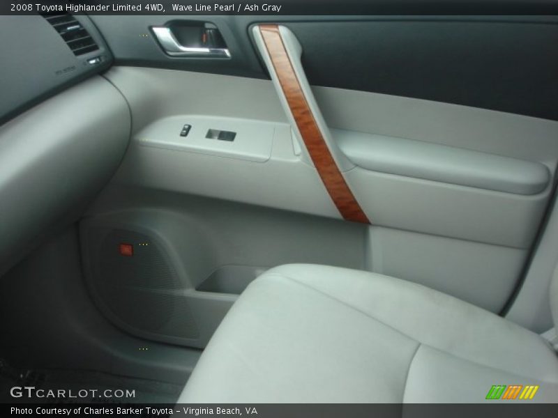 Wave Line Pearl / Ash Gray 2008 Toyota Highlander Limited 4WD