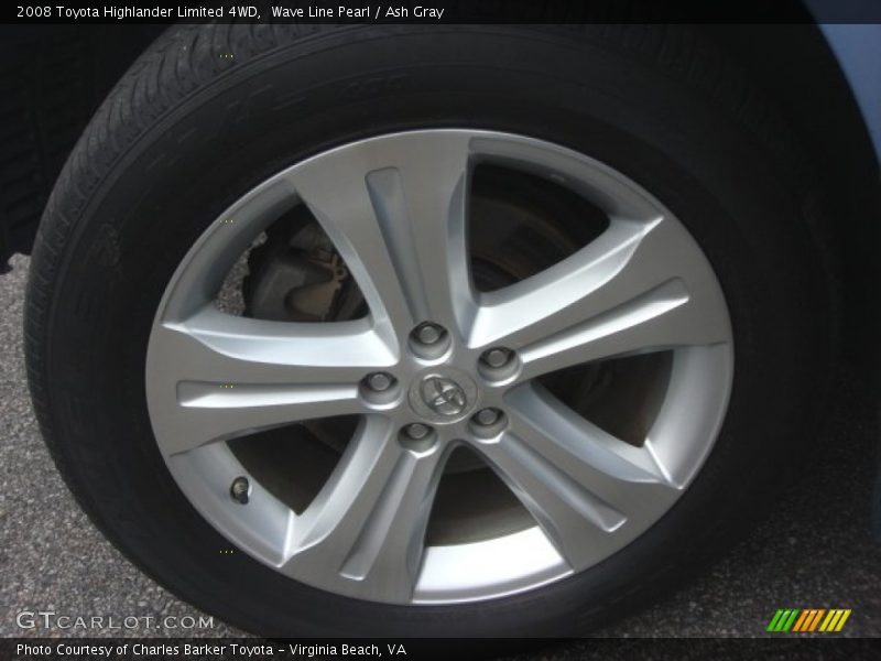  2008 Highlander Limited 4WD Wheel