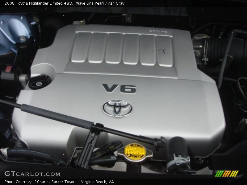  2008 Highlander Limited 4WD Engine - 3.5 Liter DOHC 24-Valve VVT V6
