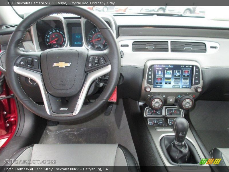 Crystal Red Tintcoat / Gray 2013 Chevrolet Camaro SS/RS Coupe