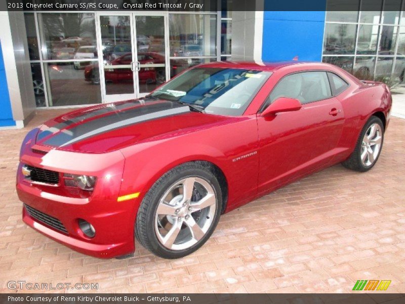 Crystal Red Tintcoat / Gray 2013 Chevrolet Camaro SS/RS Coupe