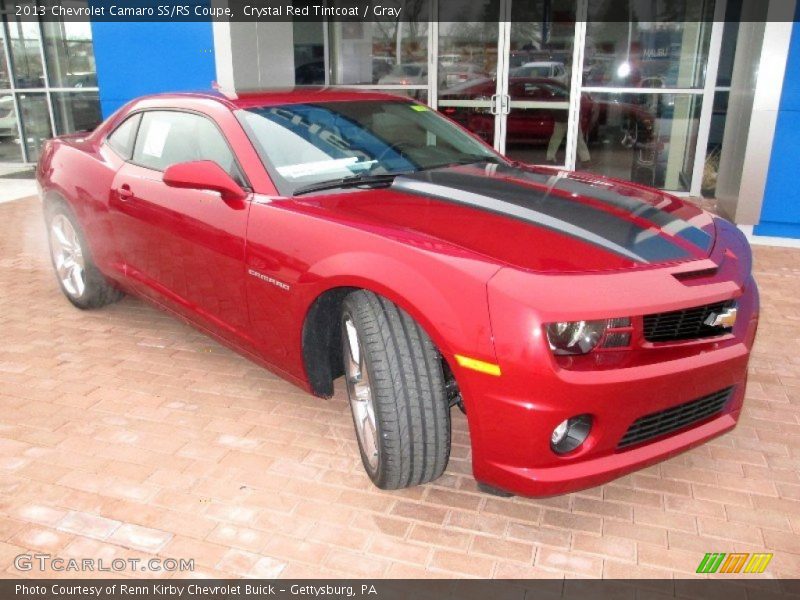 Crystal Red Tintcoat / Gray 2013 Chevrolet Camaro SS/RS Coupe
