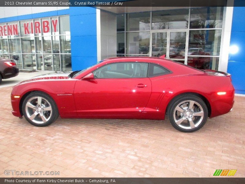 Crystal Red Tintcoat / Gray 2013 Chevrolet Camaro SS/RS Coupe