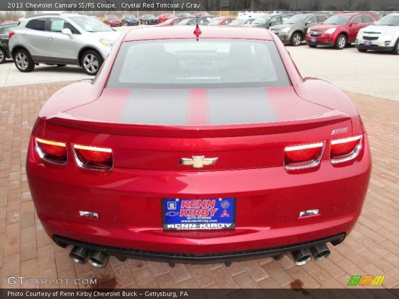 Crystal Red Tintcoat / Gray 2013 Chevrolet Camaro SS/RS Coupe
