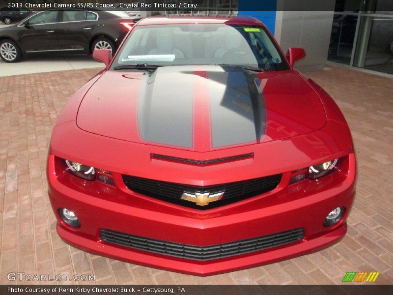 Crystal Red Tintcoat / Gray 2013 Chevrolet Camaro SS/RS Coupe