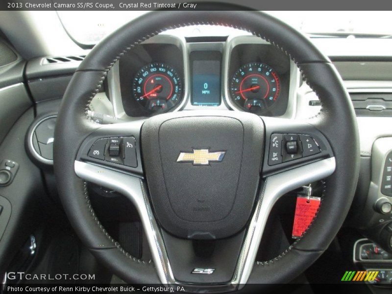Crystal Red Tintcoat / Gray 2013 Chevrolet Camaro SS/RS Coupe