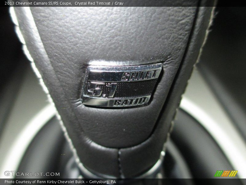 Crystal Red Tintcoat / Gray 2013 Chevrolet Camaro SS/RS Coupe