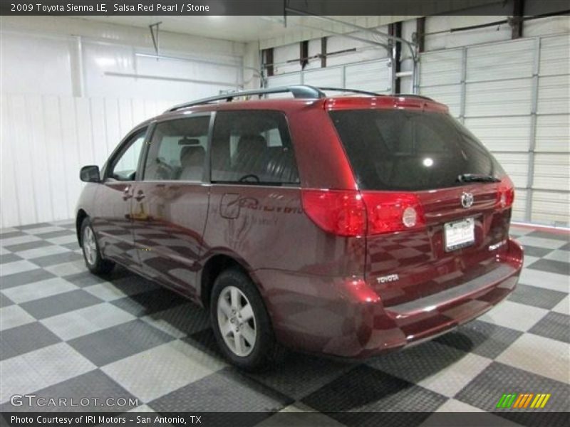 Salsa Red Pearl / Stone 2009 Toyota Sienna LE