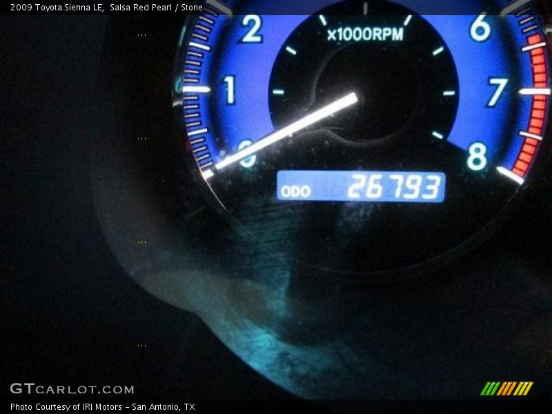 Salsa Red Pearl / Stone 2009 Toyota Sienna LE