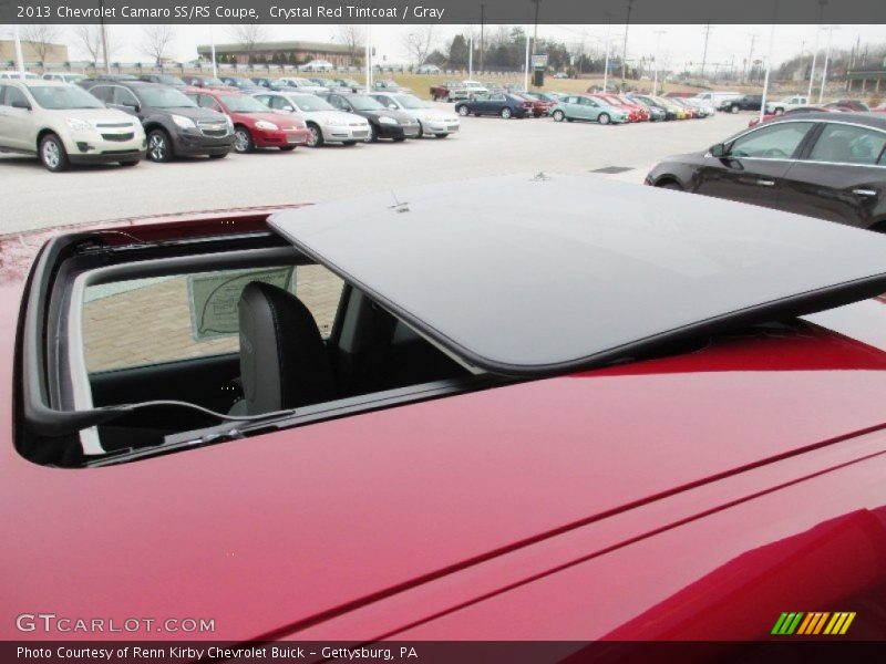Crystal Red Tintcoat / Gray 2013 Chevrolet Camaro SS/RS Coupe