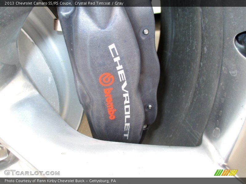 Crystal Red Tintcoat / Gray 2013 Chevrolet Camaro SS/RS Coupe
