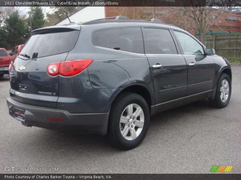 Cyber Gray Metallic / Ebony/Ebony 2011 Chevrolet Traverse LT