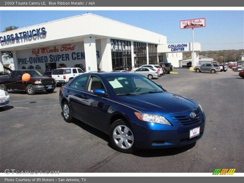 Blue Ribbon Metallic / Ash 2009 Toyota Camry LE
