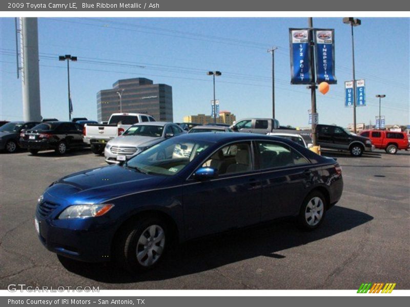 Blue Ribbon Metallic / Ash 2009 Toyota Camry LE