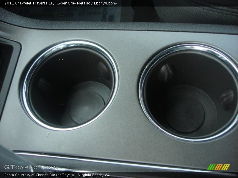 Cyber Gray Metallic / Ebony/Ebony 2011 Chevrolet Traverse LT